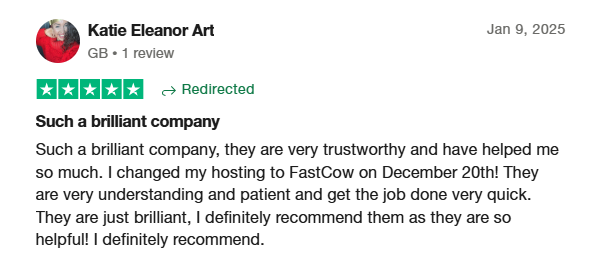 Fasctcow testimonial