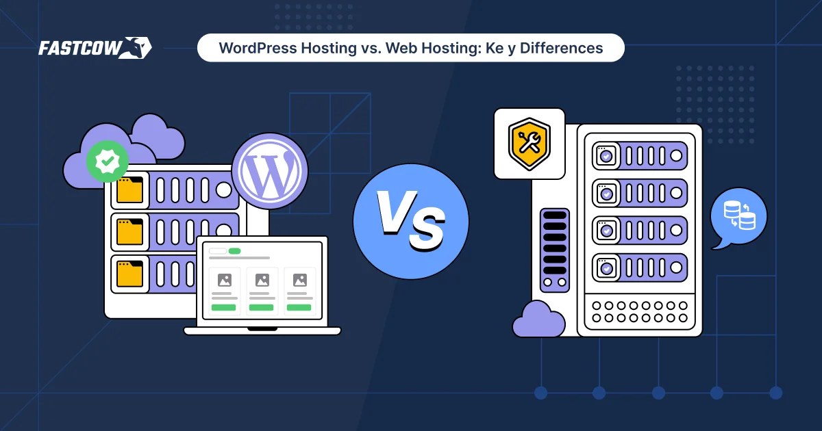 WordPress hosting vs web hosting